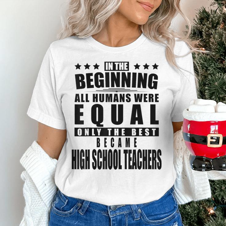 High School Teacher Personalized Women's T-Shirt, gift for family, gift for coworker