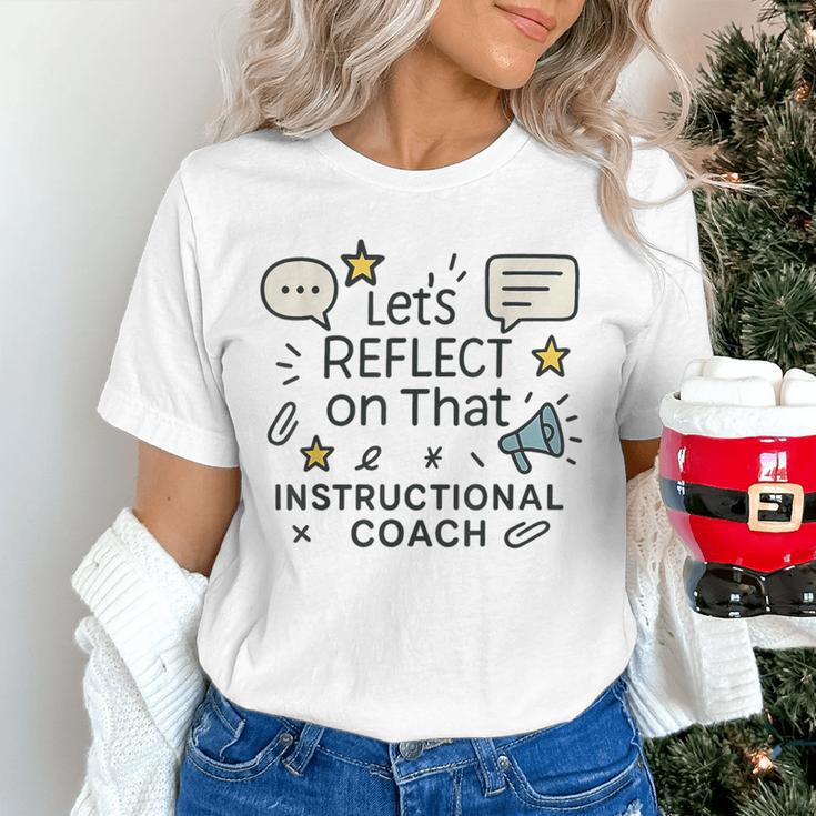 Instructional Coach Reflect Support Teachers Student Success Women's T-Shirt, gift for family, gift for coworker