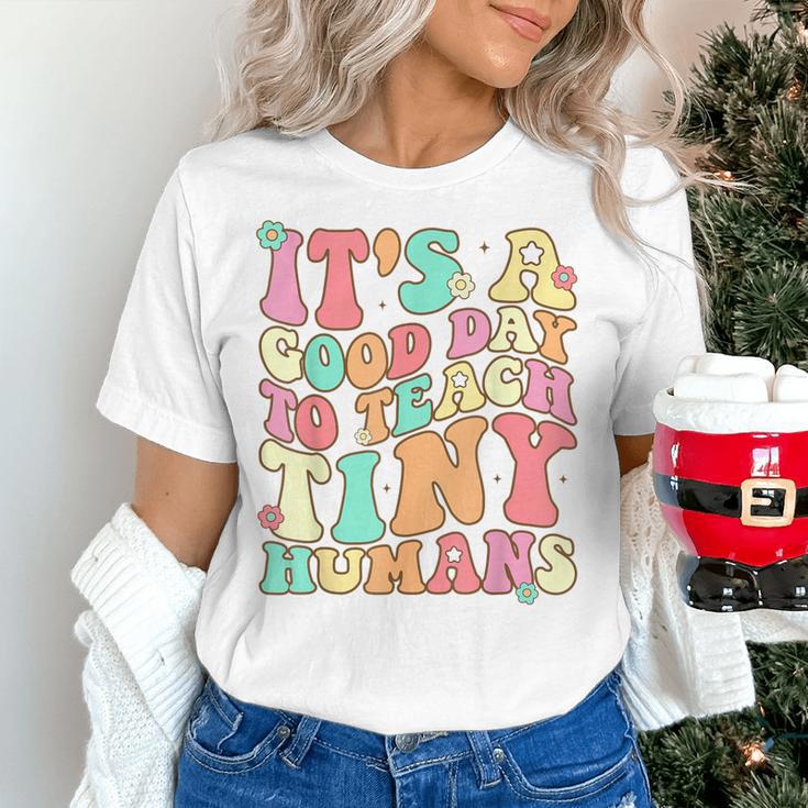 It's A Good Day To Teach Tiny Humans Teacher Teaching Women's T-Shirt, gift for family, gift for coworker