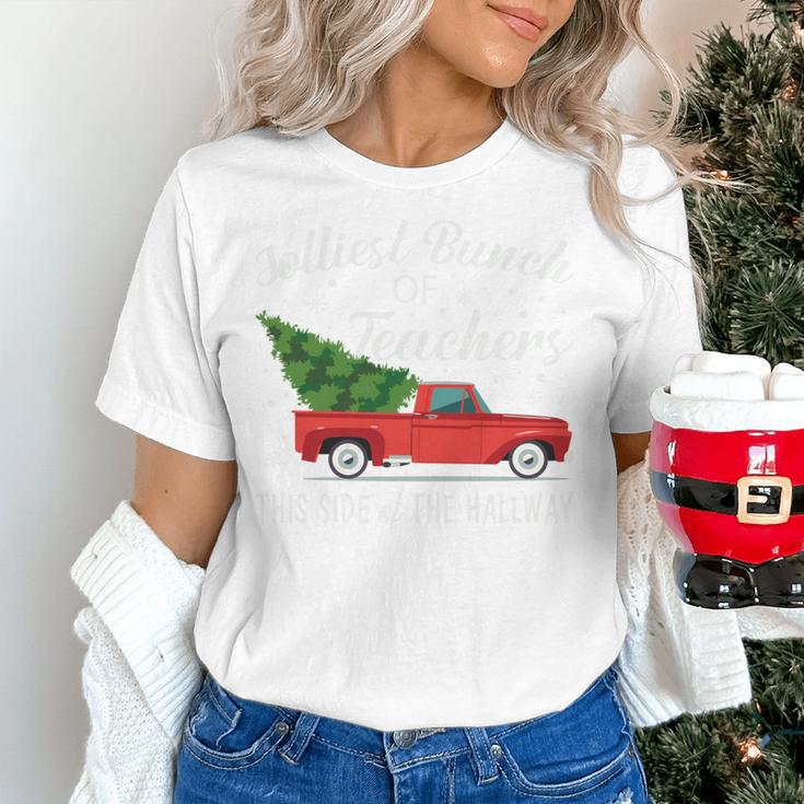 Jolliest Bunch Of Teachers This Side Of The Hallway Women's T-Shirt, gift for family, gift for coworker Jolliest Bunch Of Teachers This Side Of The Hallway Women's T-Shirt, gift for family, gift for coworker
