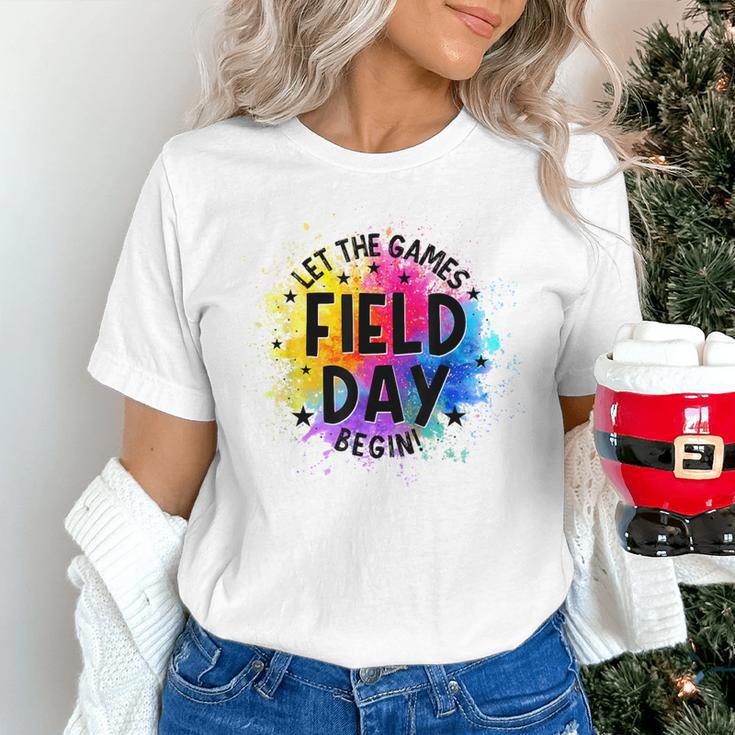 Let The Games Begin Field Day Fun Day Teachers Boys Girls Women's T-Shirt, gift for family, gift for coworker
