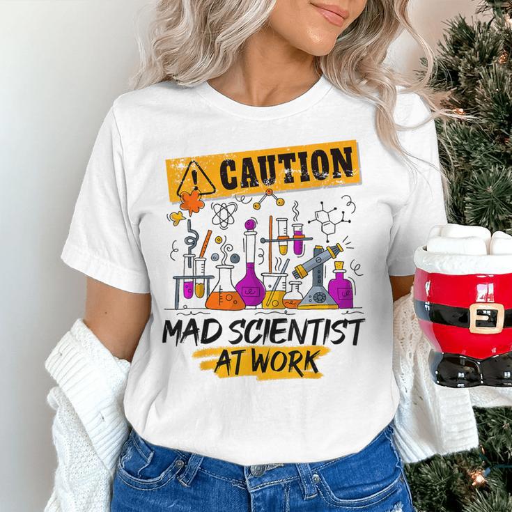 Mad Scientist Halloween Costume Science Teacher Women's T-Shirt, Science Teacher Shirts, gift for family, gift for coworker