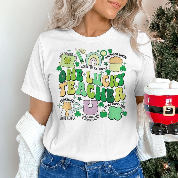 One Lucky Teacher St Patrick's Day Irish Teacher Lucky Era Women's T-Shirt, gift for family, gift for coworker One Lucky Teacher St Patrick's Day Irish Teacher Lucky Era Women's T-Shirt, gift for family, gift for coworker