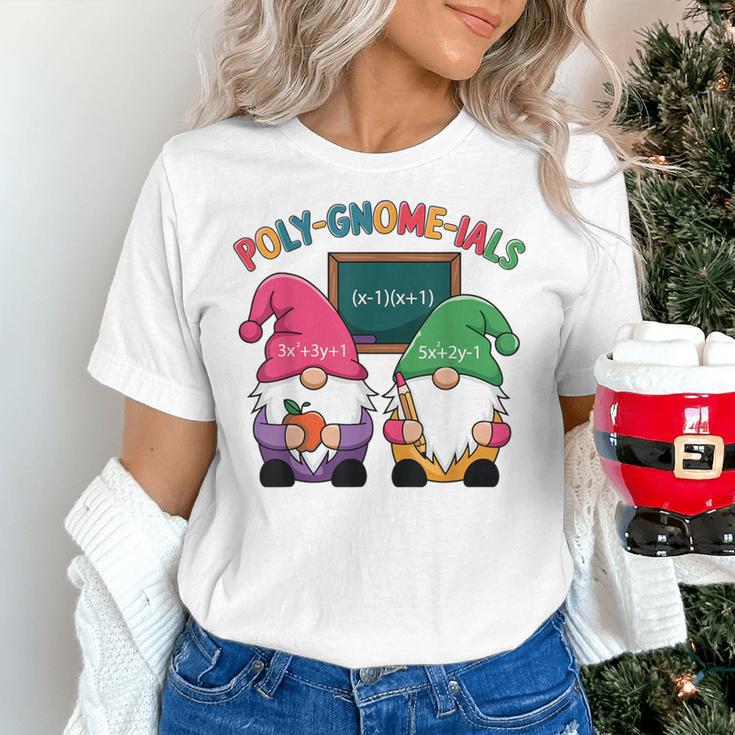 Poly-Gnome-Ials Algebra Teacher Calcul Teacher Women's T-Shirt, gift for family, gift for coworker