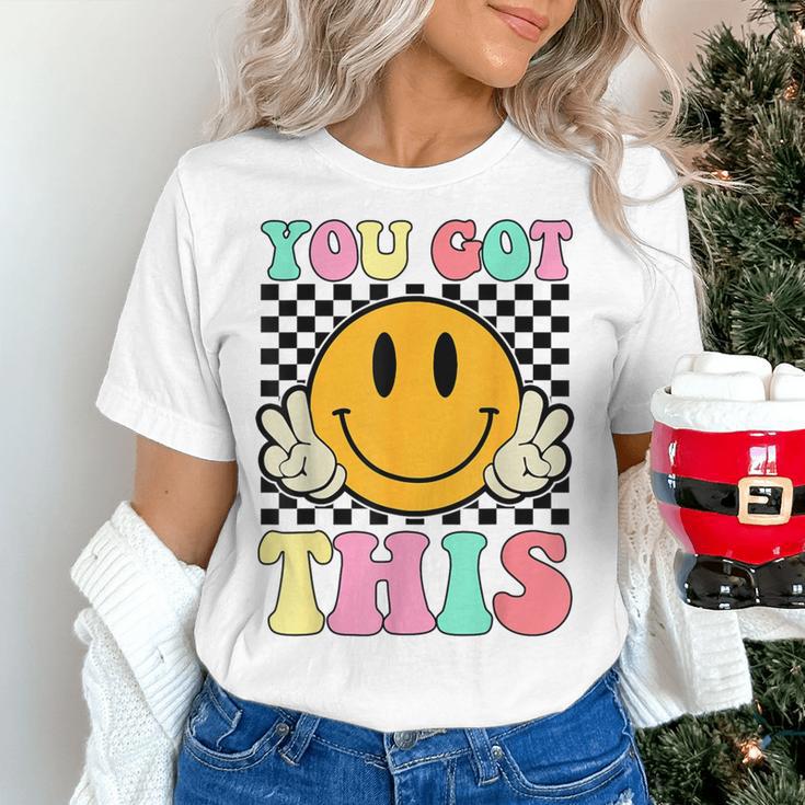You Got This Retro Smile Motivational Testing Day Teacher Women's T-Shirt, gift for family, gift for coworker You Got This Retro Smile Motivational Testing Day Teacher Women's T-Shirt, gift for family, gift for coworker