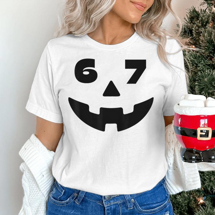 Six Seven Halloween Costume For Students Teachers 6 7 Women's T-Shirt, gift for family, gift for coworker Six Seven Halloween Costume For Students Teachers 6 7 Women's T-Shirt, gift for family, gift for coworker