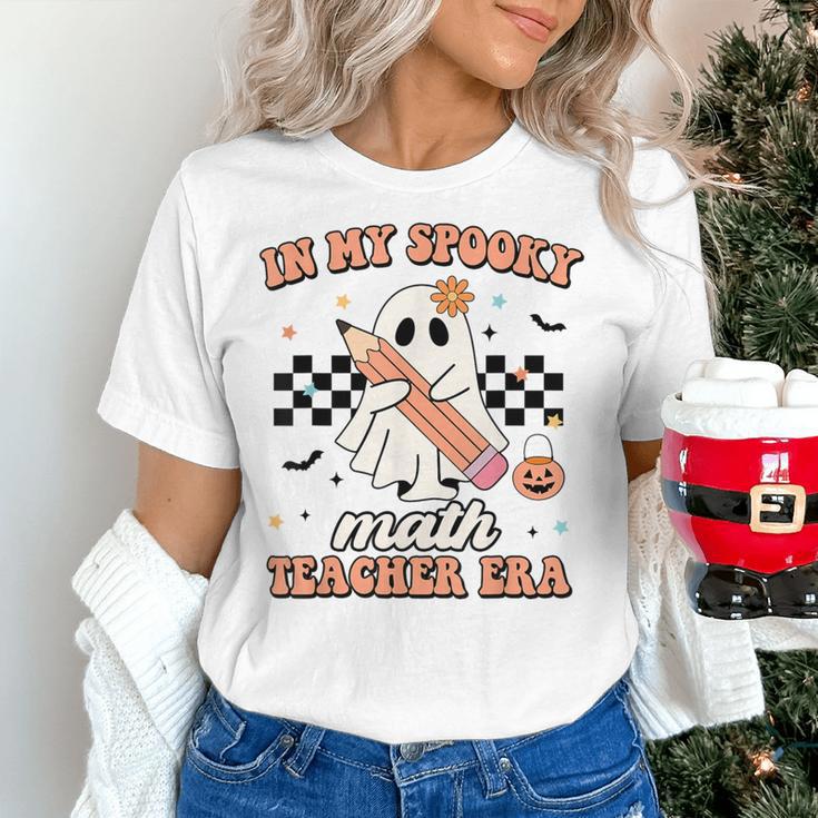 In My Spooky Math Teacher Era Groovy Retro Halloween Costume For Men Women Women's T-Shirt, Groovy Teacher Shirts, gift for family, gift for coworker In My Spooky Math Teacher Era Groovy Retro Halloween Costume For Men Women Women's T-Shirt, Groovy Teacher Shirts, gift for family, gift for coworker