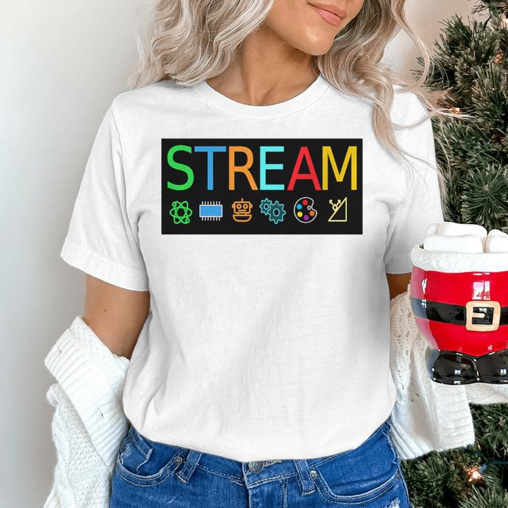 Stream Technology Robotics Shirt For Teachers And Students Premium Tri-Blend Women's T-Shirt, gift for family, gift for coworker