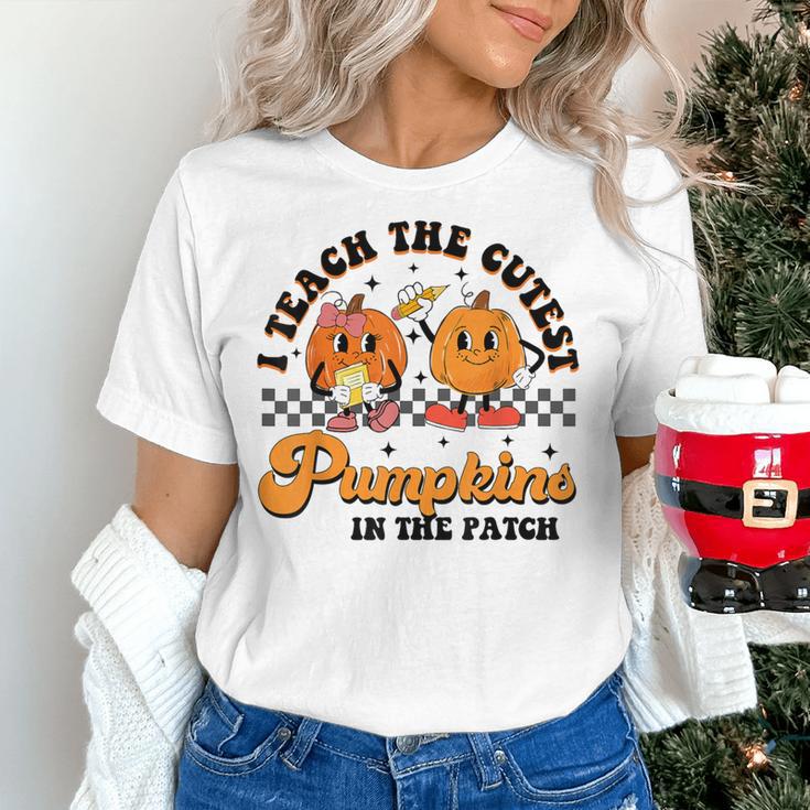 I Teach The Cutest Pumpkins In The Patch Halloween Teacher For Men Women Kids Women's T-Shirt, gift for family, gift for coworker I Teach The Cutest Pumpkins In The Patch Halloween Teacher For Men Women Kids Women's T-Shirt, gift for family, gift for coworker