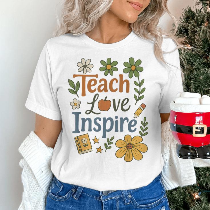 Teacher Inspire Love Women's T-Shirt, gift for family, gift for coworker Teacher Inspire Love Women's T-Shirt, gift for family, gift for coworker