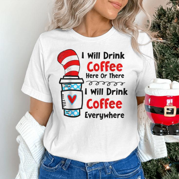Teaching I Will Drink Coffee Here Or There Teacher Women's T-Shirt, gift for family, gift for coworker Teaching I Will Drink Coffee Here Or There Teacher Women's T-Shirt, gift for family, gift for coworker