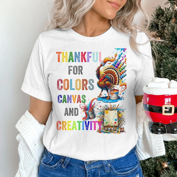 Turkey Thanksgiving Art Teacher Costume Tee For Artists Women's T-Shirt, gift for family, gift for coworker
