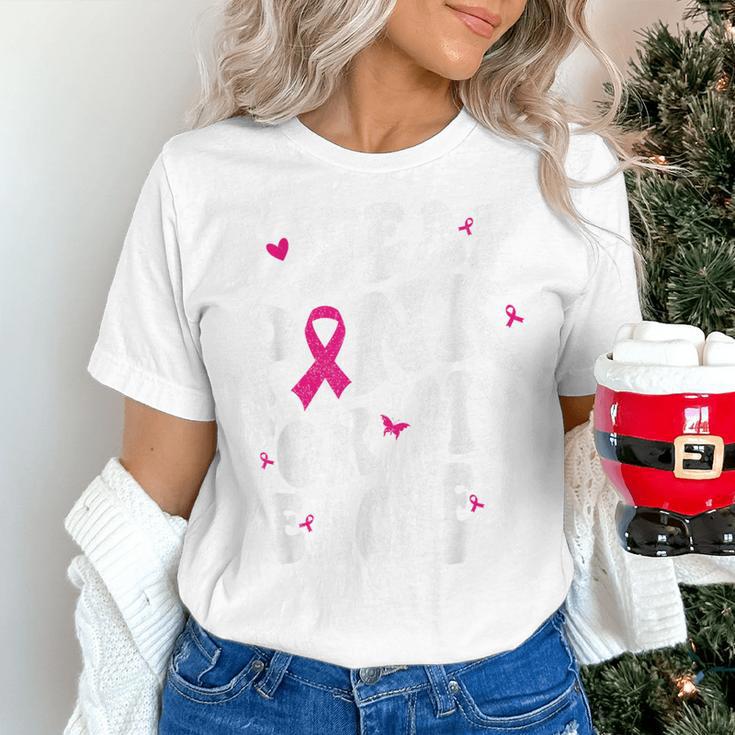 I Wear Pink For My Teacher Breast Cancer Awareness Support Men Women Women's T-Shirt, gift for family, gift for coworker I Wear Pink For My Teacher Breast Cancer Awareness Support Men Women Women's T-Shirt, gift for family, gift for coworker