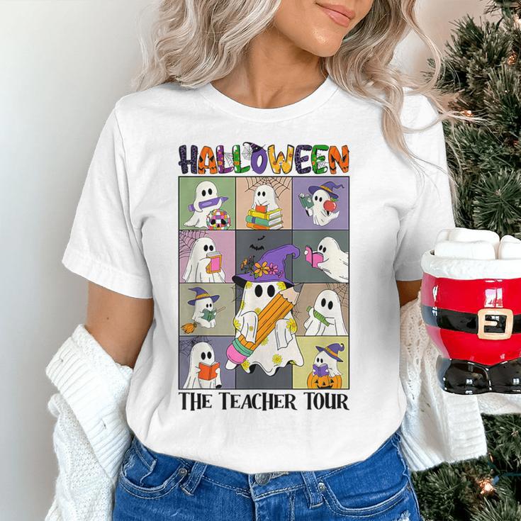 Women Halloween The Teacher Tour Ghosts Pencil Pumpkins Women's T-Shirt, gift for family, gift for coworker Women Halloween The Teacher Tour Ghosts Pencil Pumpkins Women's T-Shirt, gift for family, gift for coworker