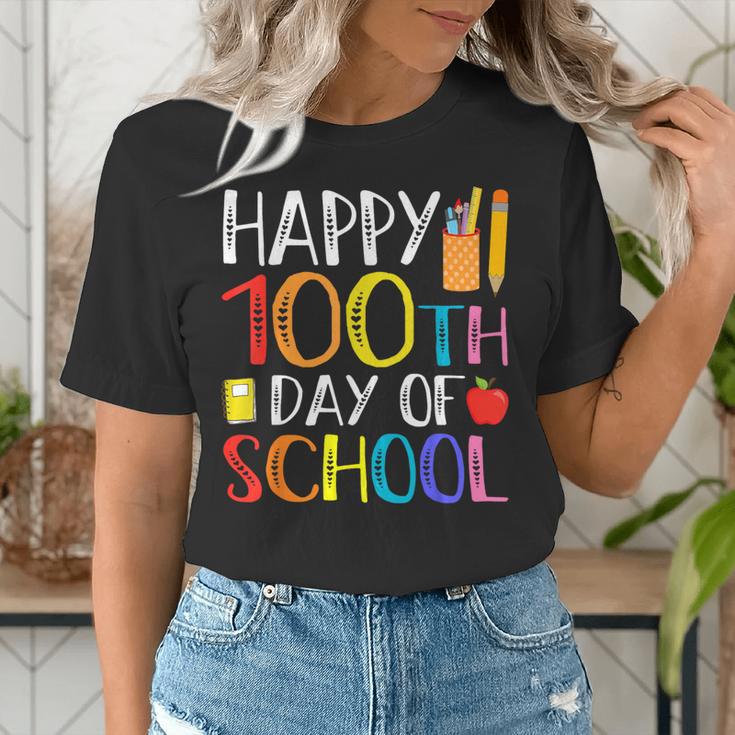 100 Days Of School Teacher And Student Women's T-Shirt, funny gift