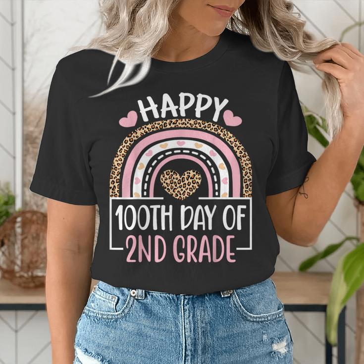 100th Day Of 2nd Grade 100 Days Of School Teacher Women's T-Shirt, 2nd Grade Teacher Shirts, funny gift 100th Day Of 2nd Grade 100 Days Of School Teacher Women's T-Shirt, 2nd Grade Teacher Shirts, funny gift