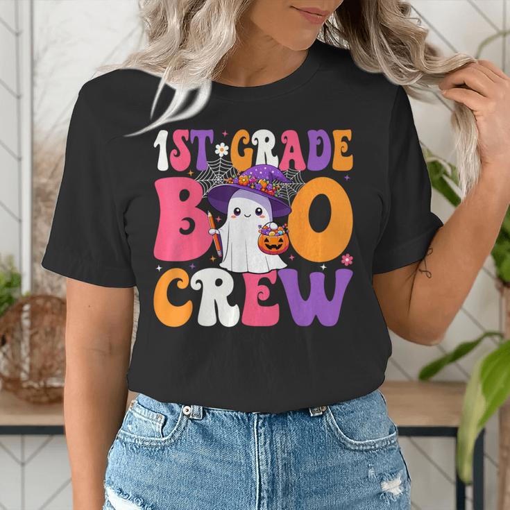 1st Grade Boo Crew Halloween First Grade Halloween Teacher Women's T-Shirt, First Grade Teacher Shirts, funny gift 1st Grade Boo Crew Halloween First Grade Halloween Teacher Women's T-Shirt, First Grade Teacher Shirts, funny gift