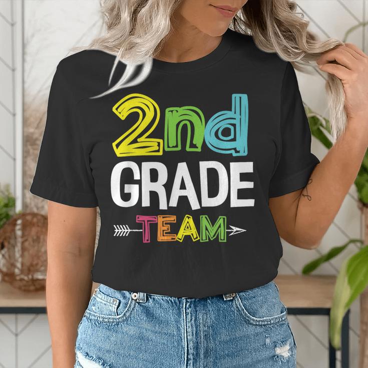 2nd Grade Team T-Shirt 2nd Grade Squad Teacher Women's T-Shirt, 2nd Grade Teacher Shirts, funny gift