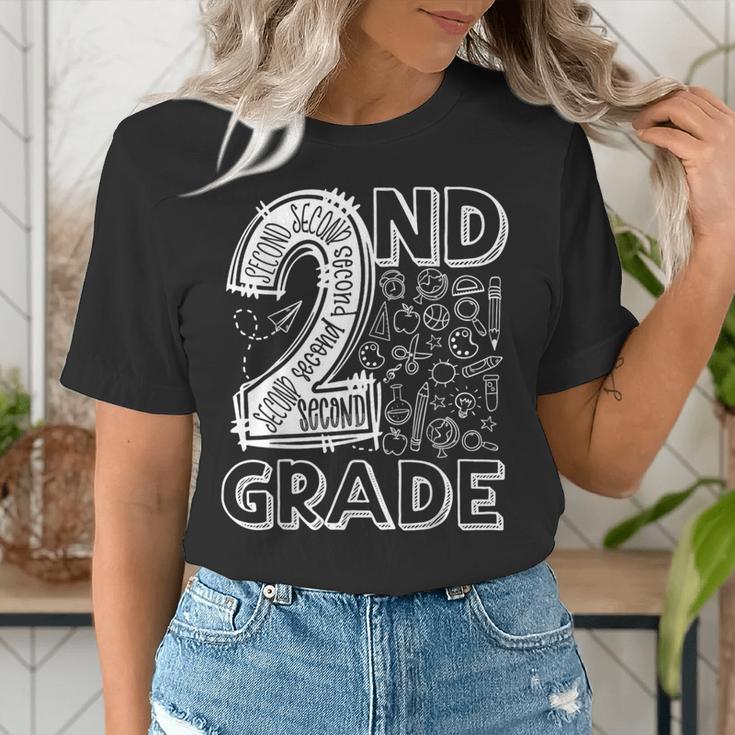 2nd Grade Typography Team 2nd Grade Teacher Back To School Women's T-Shirt, 2nd Grade Teacher Shirts, funny gift 2nd Grade Typography Team 2nd Grade Teacher Back To School Women's T-Shirt, 2nd Grade Teacher Shirts, funny gift