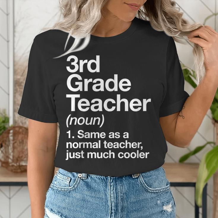 3rd Grade Teacher Definition Back To School First Day Women's T-Shirt, First Grade Teacher Shirts, funny gift 3rd Grade Teacher Definition Back To School First Day Women's T-Shirt, First Grade Teacher Shirts, funny gift
