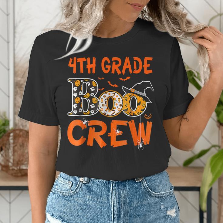 4th Grade Boo Crew Teacher Student Halloween Women's T-Shirt, 4th Grade Teacher Shirts, funny gift 4th Grade Boo Crew Teacher Student Halloween Women's T-Shirt, 4th Grade Teacher Shirts, funny gift