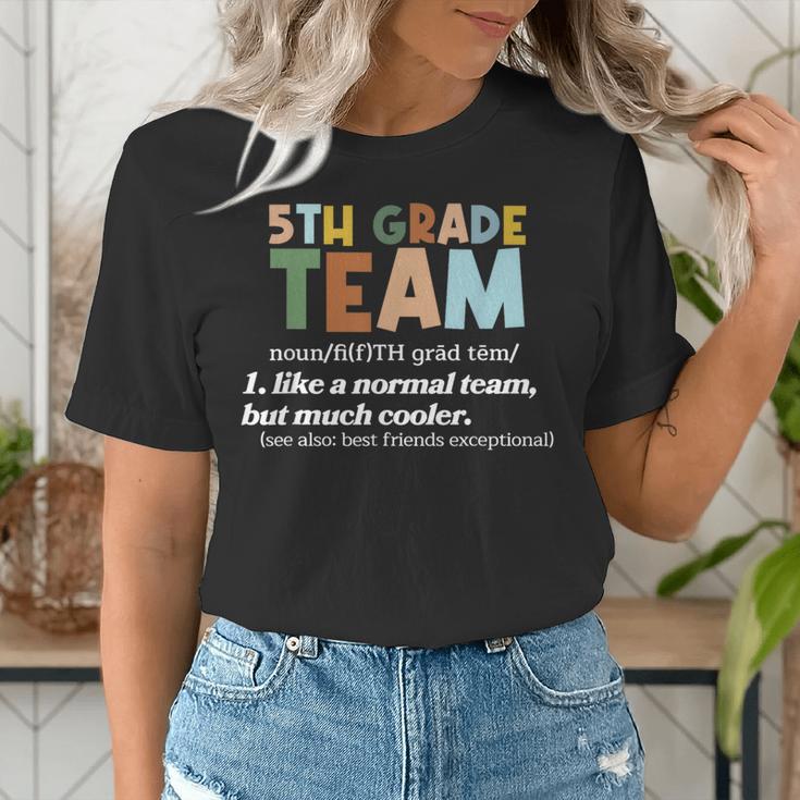 5TH Grade Team Teacher Like A Normal Team Fifth Grade Women's T-Shirt, funny gift