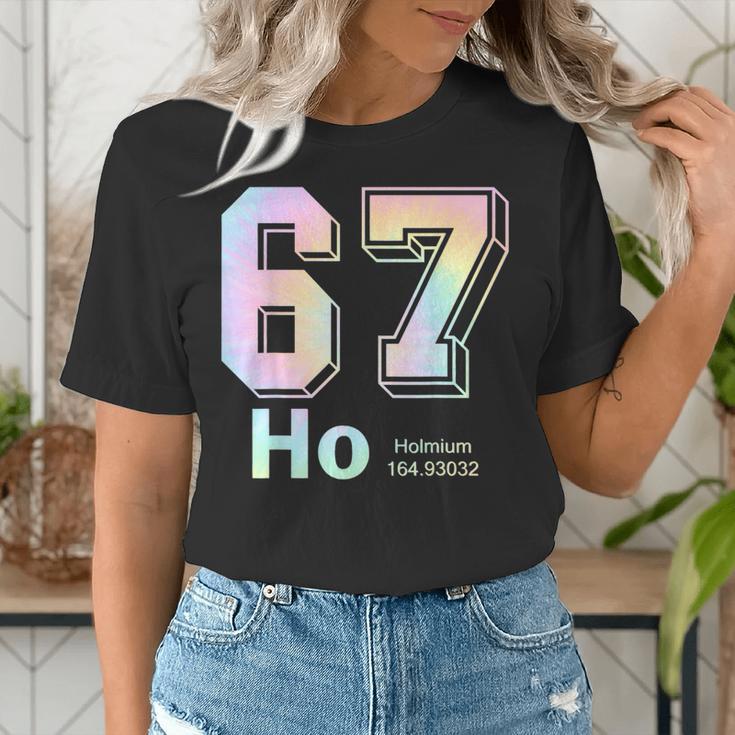 67 Ho Holmium Science Teacher Elements Table Six Seven Meme Women's T-Shirt, Science Teacher Shirts, funny gift