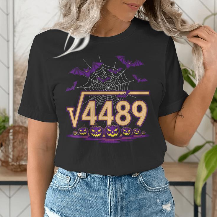 67 Meme Math Teacher Square Root 4489 Halloween Women's T-Shirt, funny gift 67 Meme Math Teacher Square Root 4489 Halloween Women's T-Shirt, funny gift