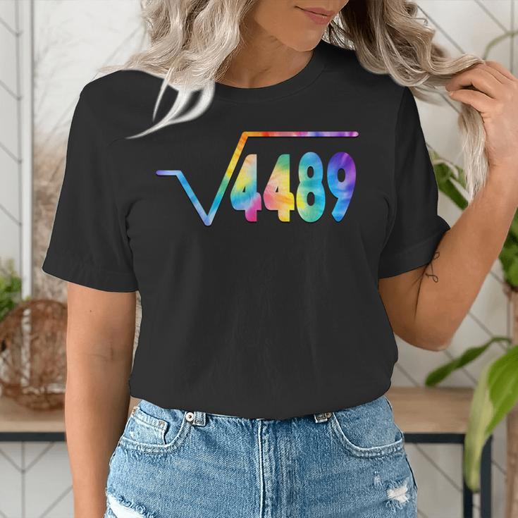 67 Meme Square Root 4489 Slang Math Teacher Tie Dye Women's T-Shirt, funny gift 67 Meme Square Root 4489 Slang Math Teacher Tie Dye Women's T-Shirt, funny gift