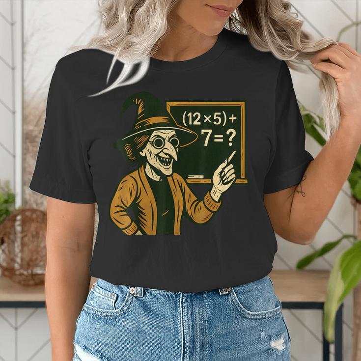 67 Teacher Halloween Witch Six Seven Meme Brainrot Math Joke Women's T-Shirt, funny gift 67 Teacher Halloween Witch Six Seven Meme Brainrot Math Joke Women's T-Shirt, funny gift
