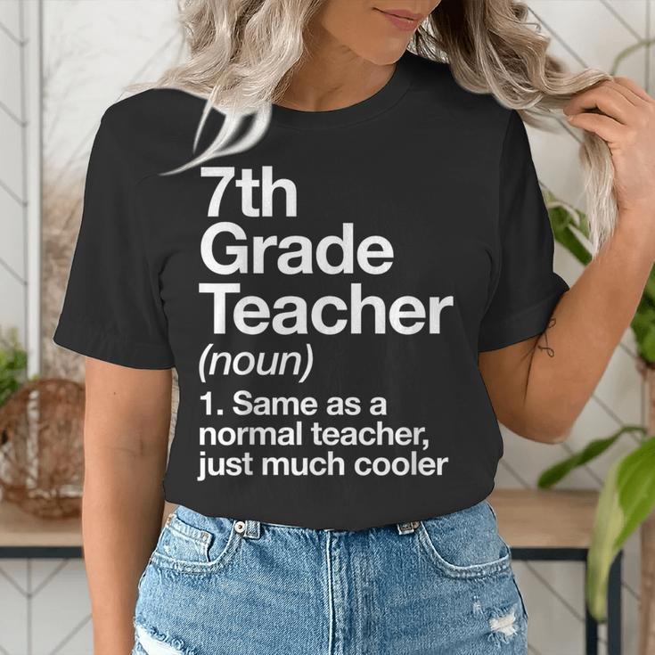 7th Grade Teacher Definition Back To School First Day Women's T-Shirt, First Grade Teacher Shirts, funny gift 7th Grade Teacher Definition Back To School First Day Women's T-Shirt, First Grade Teacher Shirts, funny gift