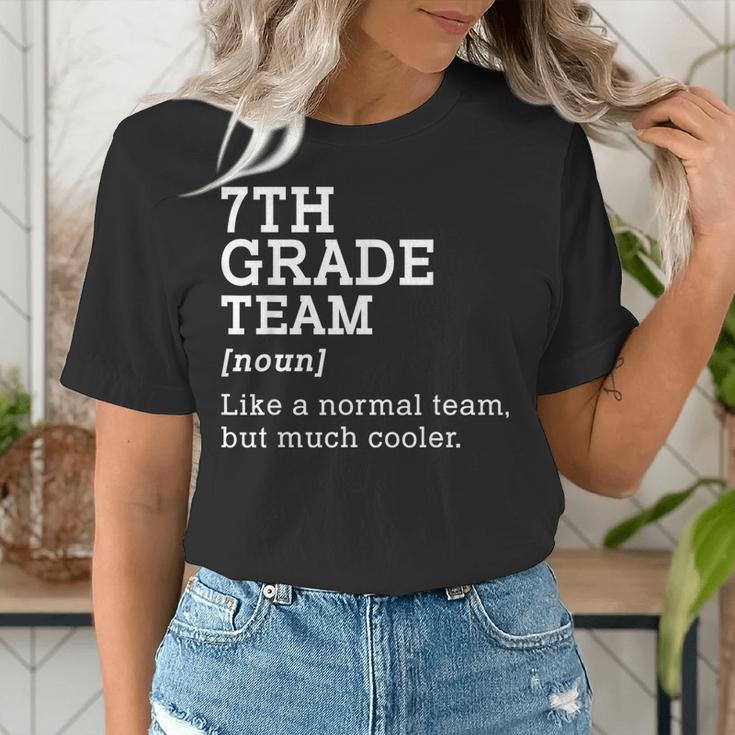 7th Grade Team Back To School Teacher Seventh Grade Team Women's T-Shirt, funny gift
