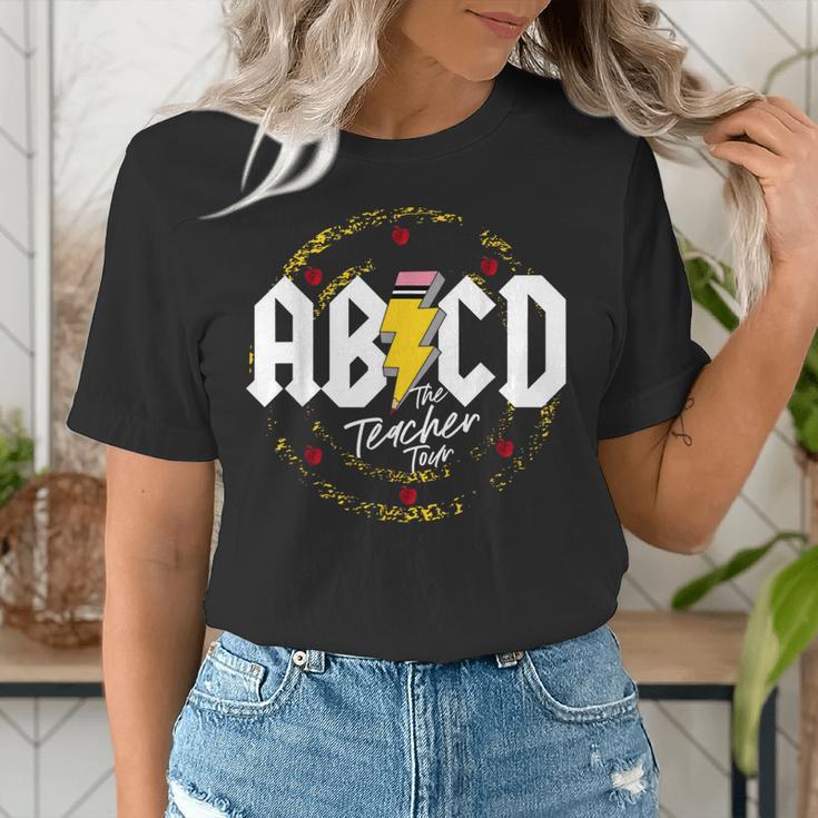 ABCD The Teacher Tour Last Day Of School Rockin' Teacher Women's T-Shirt, funny gift ABCD The Teacher Tour Last Day Of School Rockin' Teacher Women's T-Shirt, funny gift