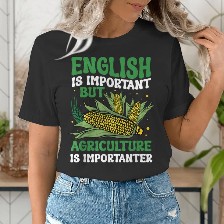 AG Teacher English Is Important But Agriculture Teacher Women's T-Shirt, English Teacher Shirts, funny gift