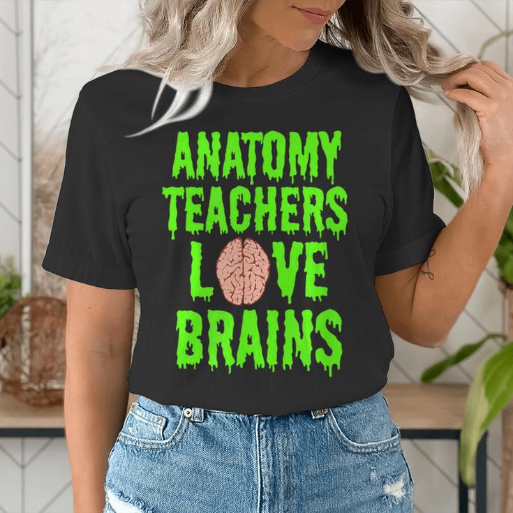 Anatomy Teachers Love Brains Halloween Teacher Costume Shirt Women's T-Shirt, funny gift