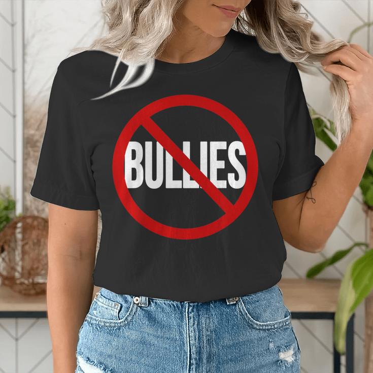 Anti Bullying No Bullies School Teacher Student Kindness Women's T-Shirt, funny gift