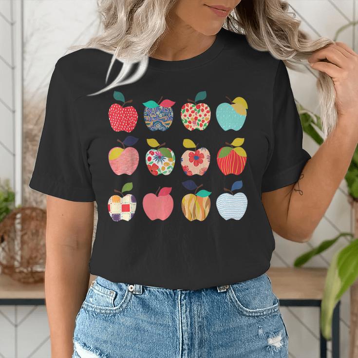 Art Apples Back To School For Teacher Student Women's T-Shirt, funny gift Art Apples Back To School For Teacher Student Women's T-Shirt, funny gift