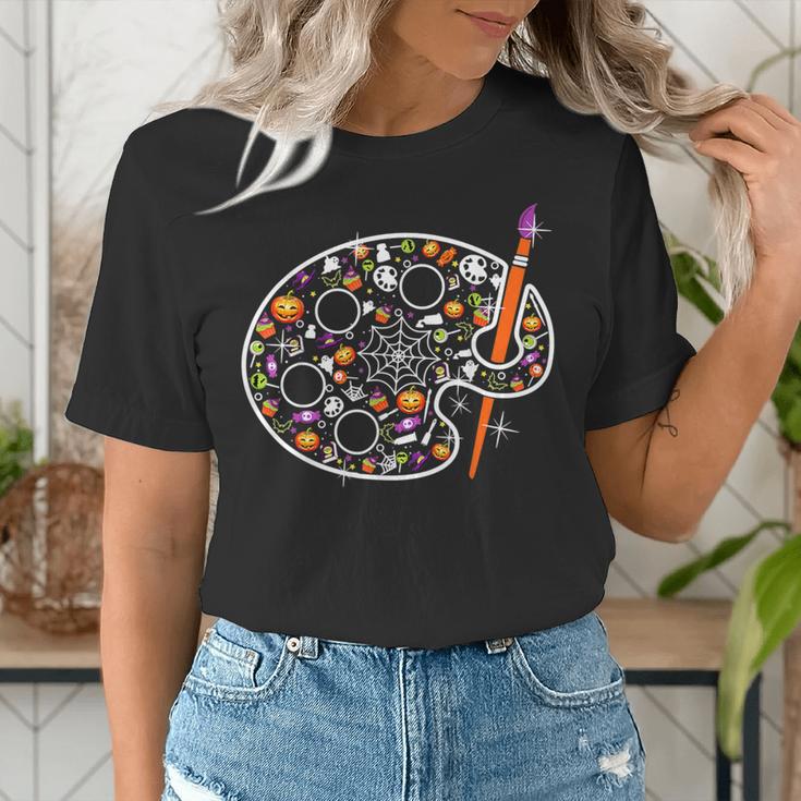 Art Teacher Pumpkin Scary Halloween Costume Men Women Women's T-Shirt, funny gift Art Teacher Pumpkin Scary Halloween Costume Men Women Women's T-Shirt, funny gift