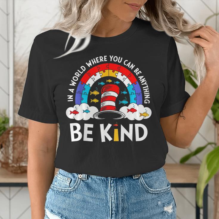 Autism Awareness For Teacher Why Fit In Doctor Cat Hat Cool Women's T-Shirt, funny gift Autism Awareness For Teacher Why Fit In Doctor Cat Hat Cool Women's T-Shirt, funny gift
