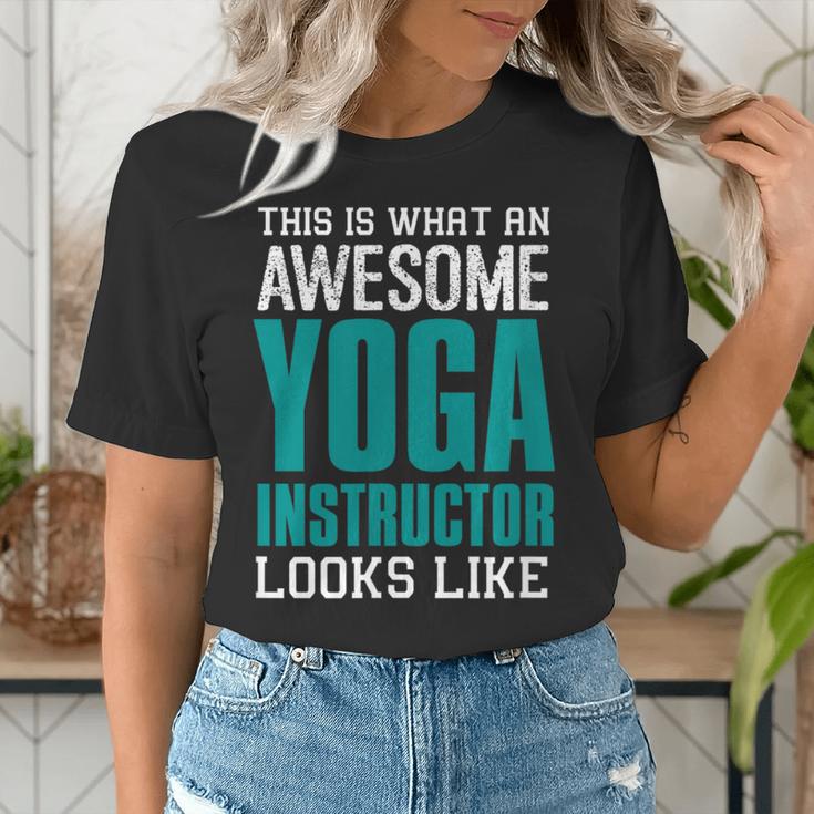 This Is What An Awesome Yoga Instructor Yoga Teacher Women's T-Shirt, funny gift This Is What An Awesome Yoga Instructor Yoga Teacher Women's T-Shirt, funny gift