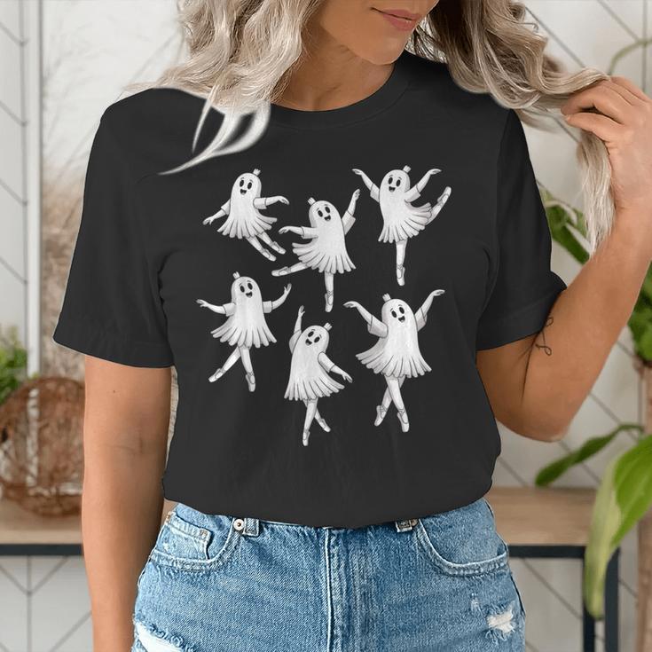 Ballet Ghost Dancer Spooky Dance Teacher Halloween Costume Women's T-Shirt, funny gift Ballet Ghost Dancer Spooky Dance Teacher Halloween Costume Women's T-Shirt, funny gift