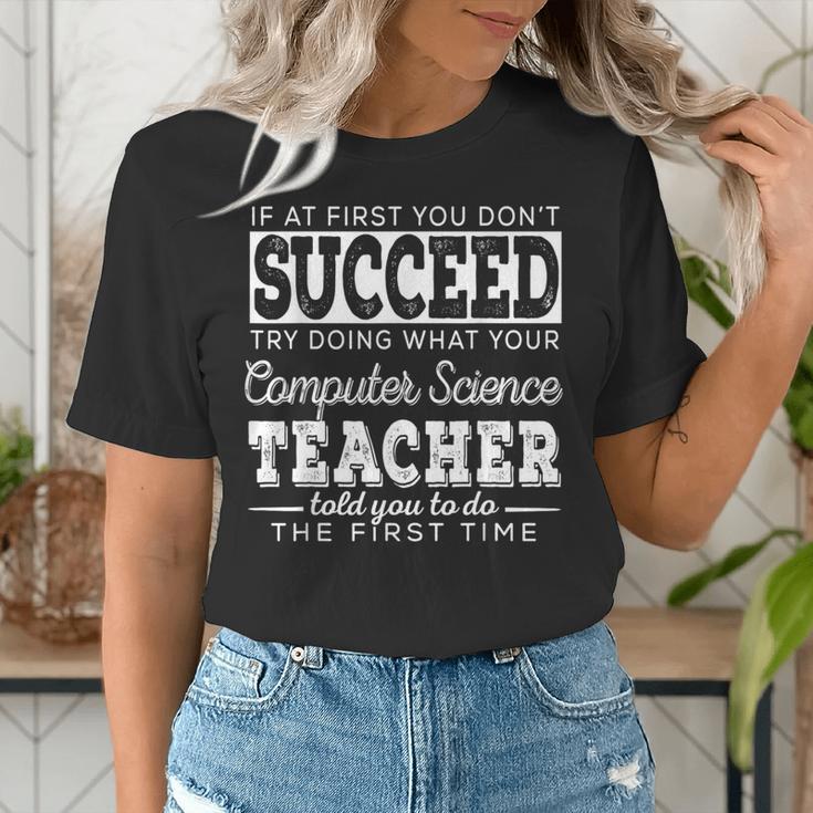 Best Computer Science Teacher Shirt Succeed Teaching Women's T-Shirt, Science Teacher Shirts, funny gift Best Computer Science Teacher Shirt Succeed Teaching Women's T-Shirt, Science Teacher Shirts, funny gift