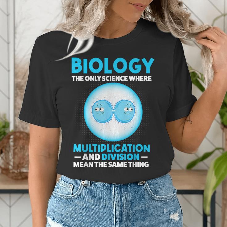 Biology Facts Science Teacher Student Biologist Women's T-Shirt, Science Teacher Shirts, funny gift