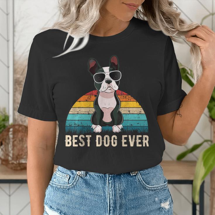 Boston Terrier Boston-Bulldog For Men Women Girls Kids Women's T-Shirt, funny gift