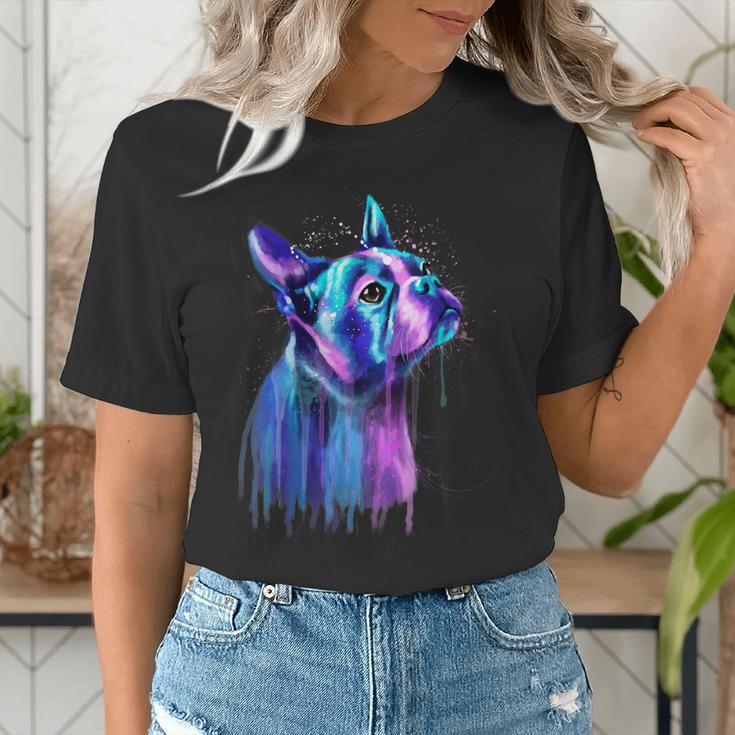 Boston Terrier Dog For a Boston Terrier Mom Women's T-Shirt, Boston Terrier Mom Shirts, funny gift