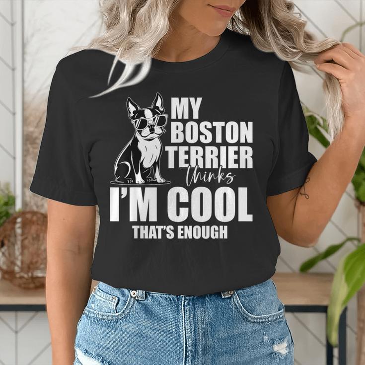 Boston Terrier Dog Women's T-Shirt, funny gift