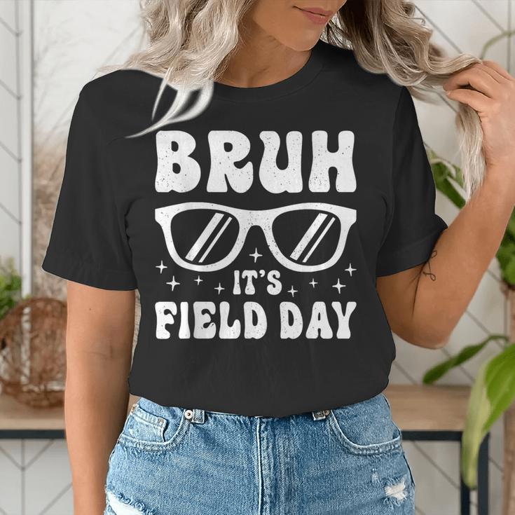 Bruh It's Field Day Teacher Boys Girls Kids Happy Field Day Women's T-Shirt, funny gift