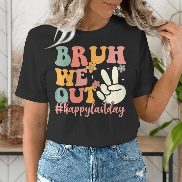 Bruh We Out Teacher Retro Last Day Of School Boys Girls Kids Women's T-Shirt, funny gift Bruh We Out Teacher Retro Last Day Of School Boys Girls Kids Women's T-Shirt, funny gift