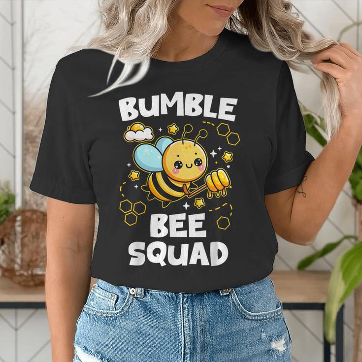 Bumble Bee Squad Honey Bumblebee Teacher Team Group Women's T-Shirt, funny gift