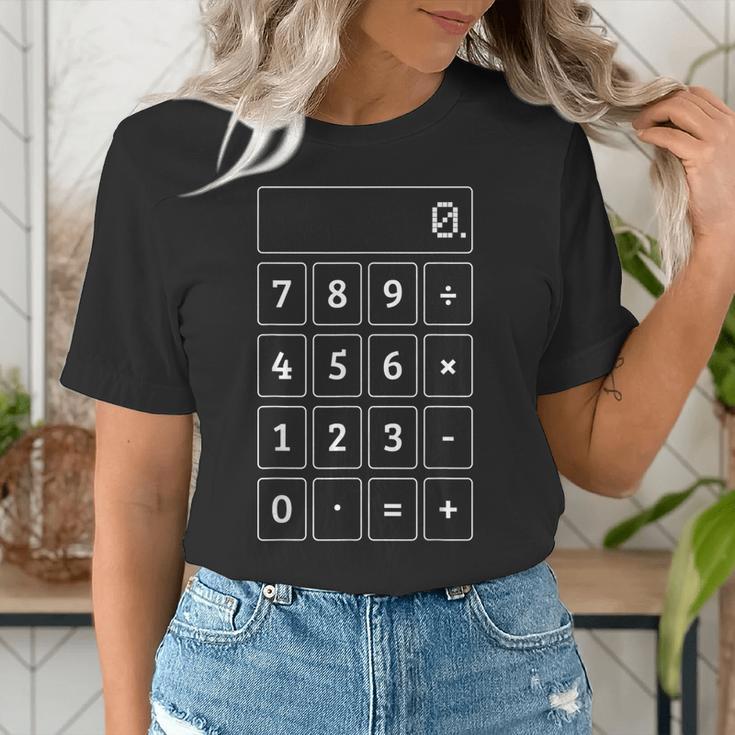 Calculator Costume Halloween Math Teacher Nerd For Men Women Women's T-Shirt, funny gift Calculator Costume Halloween Math Teacher Nerd For Men Women Women's T-Shirt, funny gift